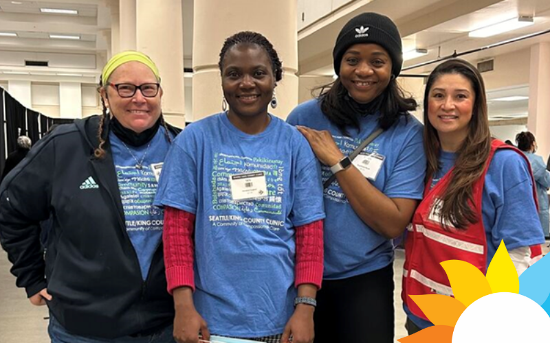 CHPW Team Volunteers at Free Seattle/King County Clinic